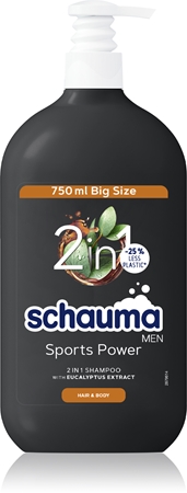 Schwarzkopf Schauma MEN душ гел и шампоан 2 в 1 за мъже