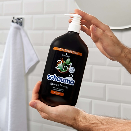 Schwarzkopf Schauma MEN душ гел и шампоан 2 в 1 за мъже
