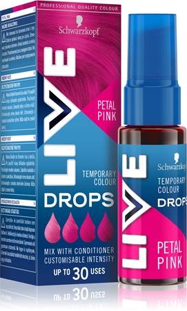 Schwarzkopf LIVE Drops poudre colorée cheveux lavable