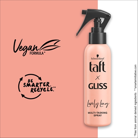 Schwarzkopf Taft x Gliss Daugiafunkcis plaukų lakas karščiu formuojamai šukuosenai