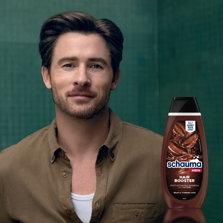 Schwarzkopf Schauma Hair Booster šampon s kofeinom za moške