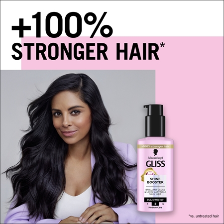 Schwarzkopf Gliss Liquid Silk Leave-in Serum for hair strengthening and shine
