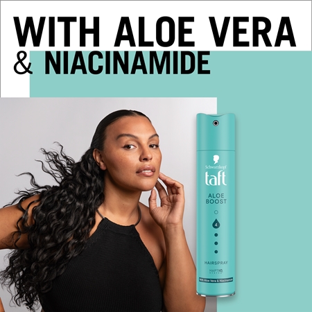 Schwarzkopf Taft Aloe Boost fixativ cu fixare puternică