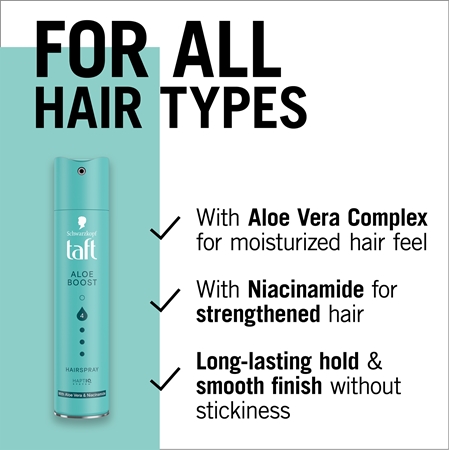 Schwarzkopf Taft Aloe Boost fixativ cu fixare puternică