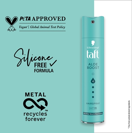 Schwarzkopf Taft Aloe Boost fixativ cu fixare puternică
