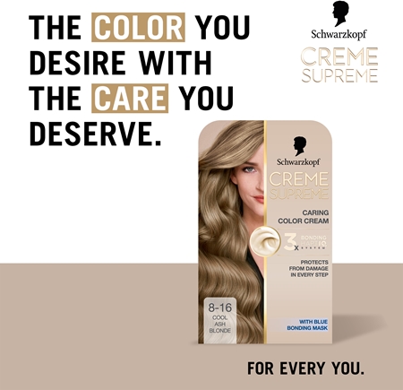 Schwarzkopf Creme Supreme Culoare permanenta pentru par cu subton rece