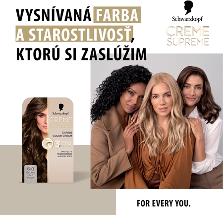 Schwarzkopf Creme Supreme permanentná farba na vlasy