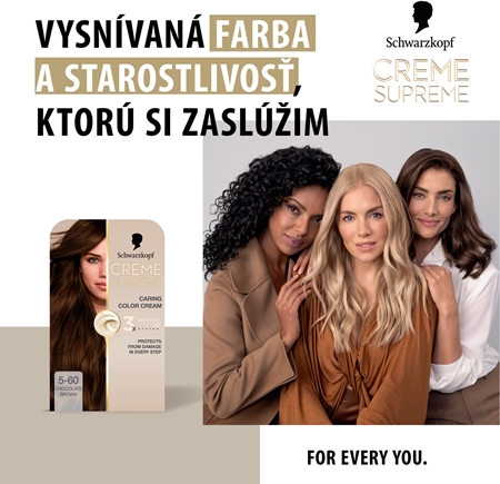 Schwarzkopf Creme Supreme permanentná farba na vlasy