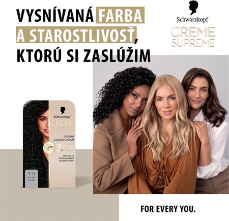 Schwarzkopf Creme Supreme permanentná farba na vlasy