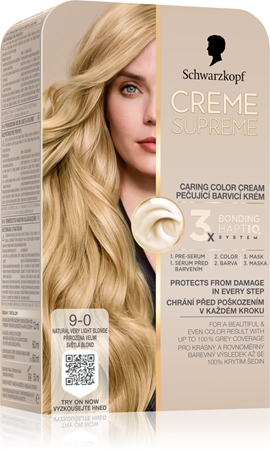 Schwarzkopf Creme Supreme permanentná farba na vlasy