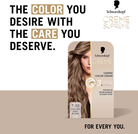 Schwarzkopf Creme Supreme ilgalaikiai plaukų dažai šalto atspalvio
