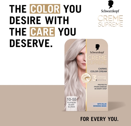 Schwarzkopf Creme Supreme Culoare permanenta pentru par cu subton rece