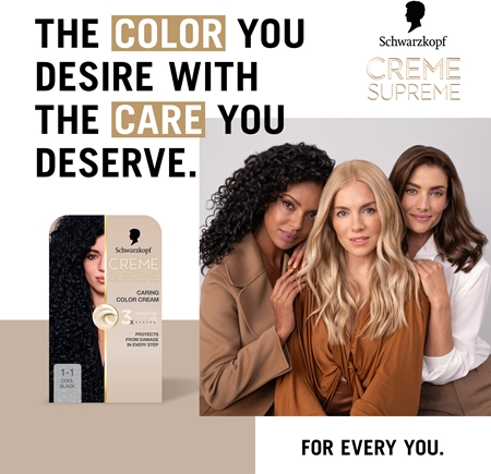Schwarzkopf Creme Supreme Culoare permanenta pentru par cu subton rece