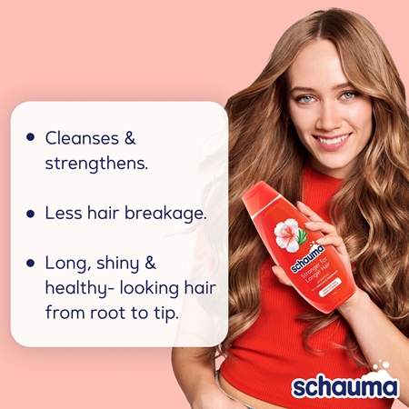 Schwarzkopf Schauma Stronger For Longer Hair erősítő sampon hosszú hajra