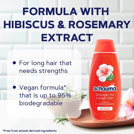 Schwarzkopf Schauma Stronger For Longer Hair erősítő sampon hosszú hajra