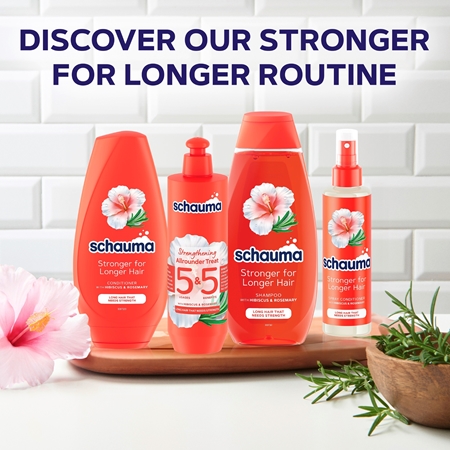 Schwarzkopf Schauma Stronger For Longer Hair erősítő sampon hosszú hajra