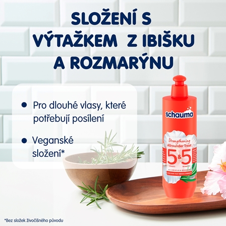 Schwarzkopf Schauma Stronger For Longer Hair multifunkční péče na vlasy