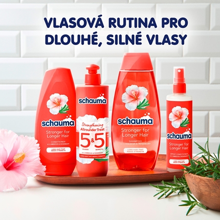 Schwarzkopf Schauma Stronger For Longer Hair multifunkční péče na vlasy