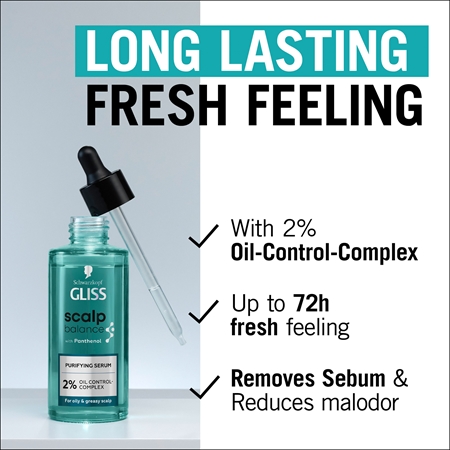 Schwarzkopf Gliss Scalp Balance Deep-Cleansing Scalp Serum for oily hair