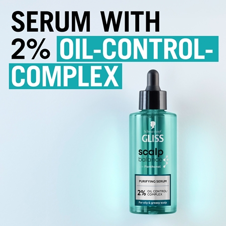 Schwarzkopf Gliss Scalp Balance Deep-Cleansing Scalp Serum for oily hair