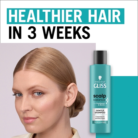 Schwarzkopf Gliss Scalp Balance Gentle Shampoo for Everyday Use