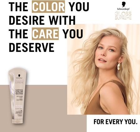 Schwarzkopf Creme Supreme Gloss Balinošas krāsas maska ar mitruma un spīduma efektu