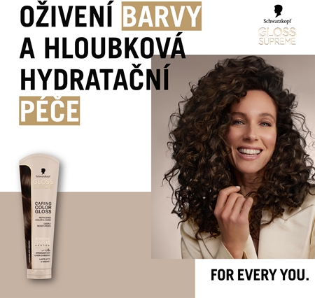Schwarzkopf Creme Supreme Gloss barvicí maska dodávající hydrataci a lesk