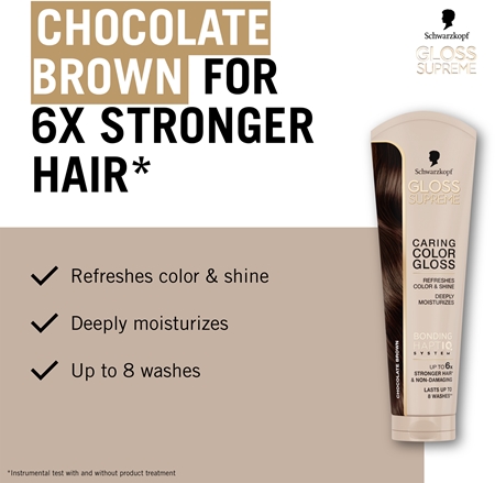 Schwarzkopf Creme Supreme Gloss Bonding Color Mask adds moisture and shine