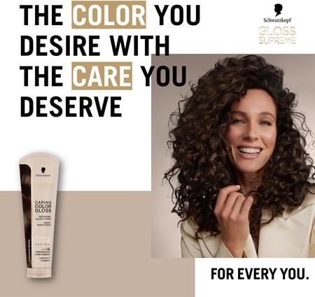 Schwarzkopf Creme Supreme Gloss Bonding Color Mask adds moisture and shine