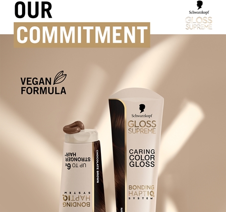 Schwarzkopf Creme Supreme Gloss Bonding Color Mask adds moisture and shine