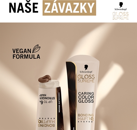 Schwarzkopf Creme Supreme Gloss barvicí maska dodávající hydrataci a lesk