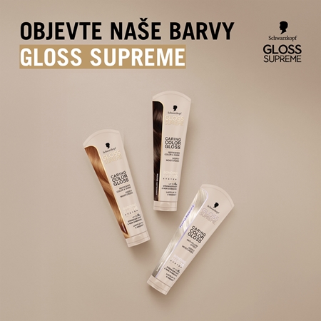 Schwarzkopf Creme Supreme Gloss barvicí maska dodávající hydrataci a lesk