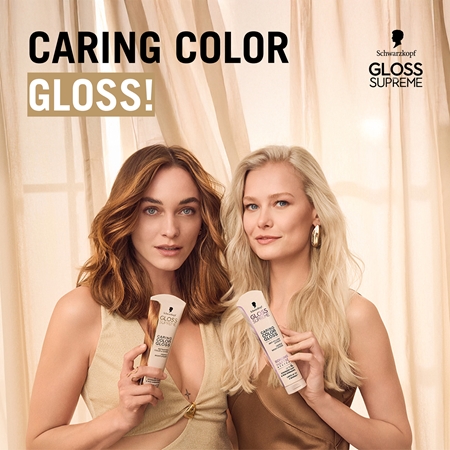 Schwarzkopf Creme Supreme Gloss Bonding Color Mask adds moisture and shine