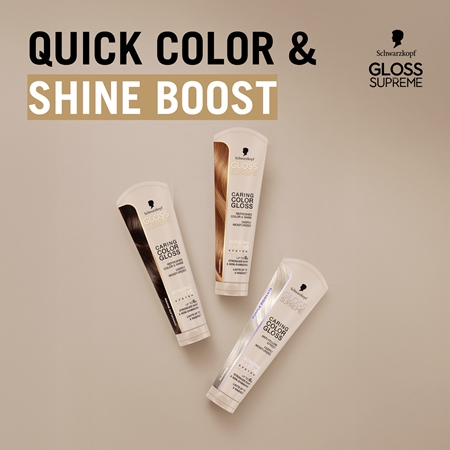Schwarzkopf Creme Supreme Gloss Bonding Color Mask adds moisture and shine