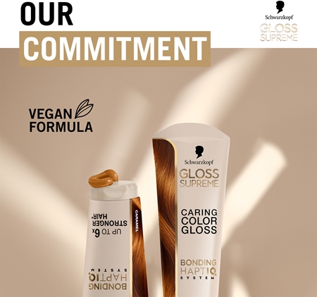 Schwarzkopf Creme Supreme Gloss Bonding Color Mask adds moisture and shine