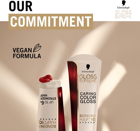 Schwarzkopf Creme Supreme Gloss Bonding Color Mask adds moisture and shine
