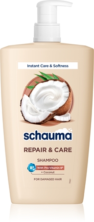 Schwarzkopf Schauma Repair & Care σαμπουάν για ξηρά και ταλαιπωρημένα μαλλιά με ινδοκάρυδο