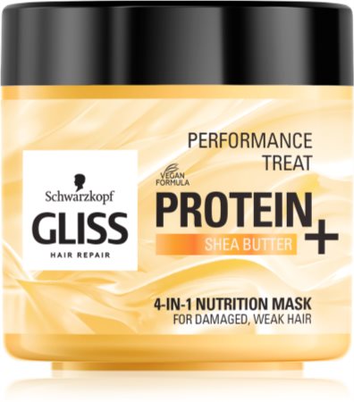 Schwarzkopf Gliss Protein+ vyživující maska s bambuckým máslem