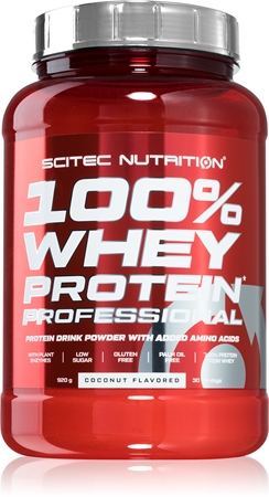Scitec Nutrition 100% Whey Protein Professional proteine din zer cu enzime digestive