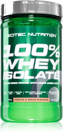 Scitec Nutrition 100% Whey Isolate srvátkový proteín bez cukru