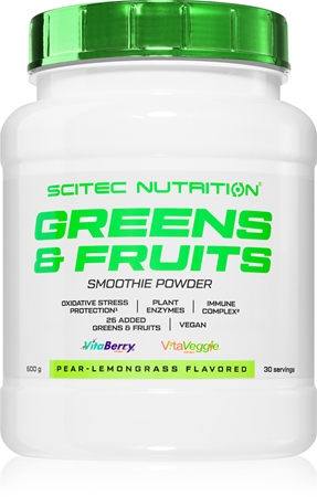 Scitec Nutrition Greens & Fruits prášek na přípravu nápoje s vitamíny