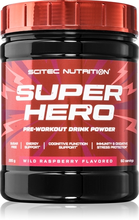 Scitec Nutrition Superhero zwiększenie wydolności fizycznej z kofeiną
