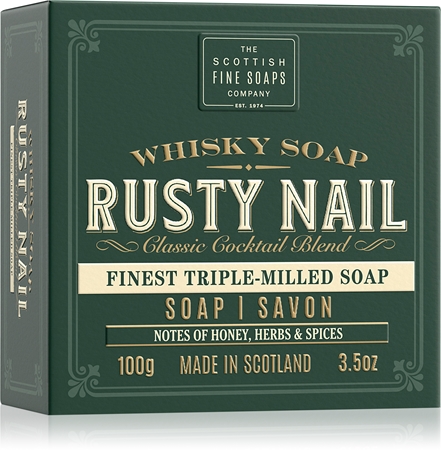 Scottish Fine Soaps Whisky Soap Rusty Nail Rensebar til krop og ansigt