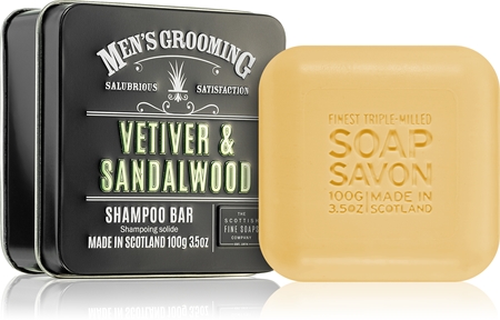 Scottish Fine Soaps Men’s Grooming Vetiver & Sandalwood szilárd sampon