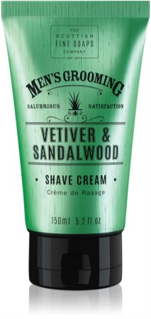 Scottish Fine Soaps Men’s Grooming Vetiver & Sandalwood krém na holení pro muže