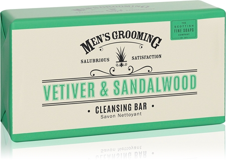 Scottish Fine Soaps Men’s Grooming Vetiver & Sandalwood mydło oczyszczające w kostce dla mężczyzn