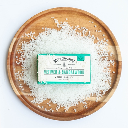Scottish Fine Soaps Men’s Grooming Vetiver & Sandalwood mydło oczyszczające w kostce dla mężczyzn
