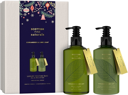 Scottish Fine Soaps Naturals ajándékszett testre Coriander & Lime
