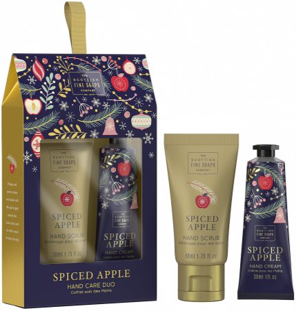 Scottish Fine Soaps Spiced Apple Hand Care Duo Geschenkset (für die Hände) mini