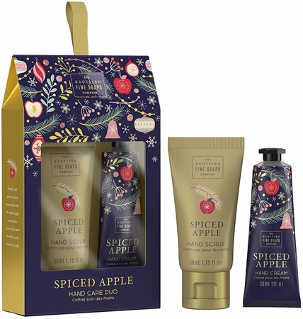 Scottish Fine Soaps Spiced Apple Hand Care Duo set cadou (de maini) Mini